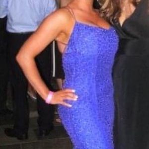 Royal blue prom dress